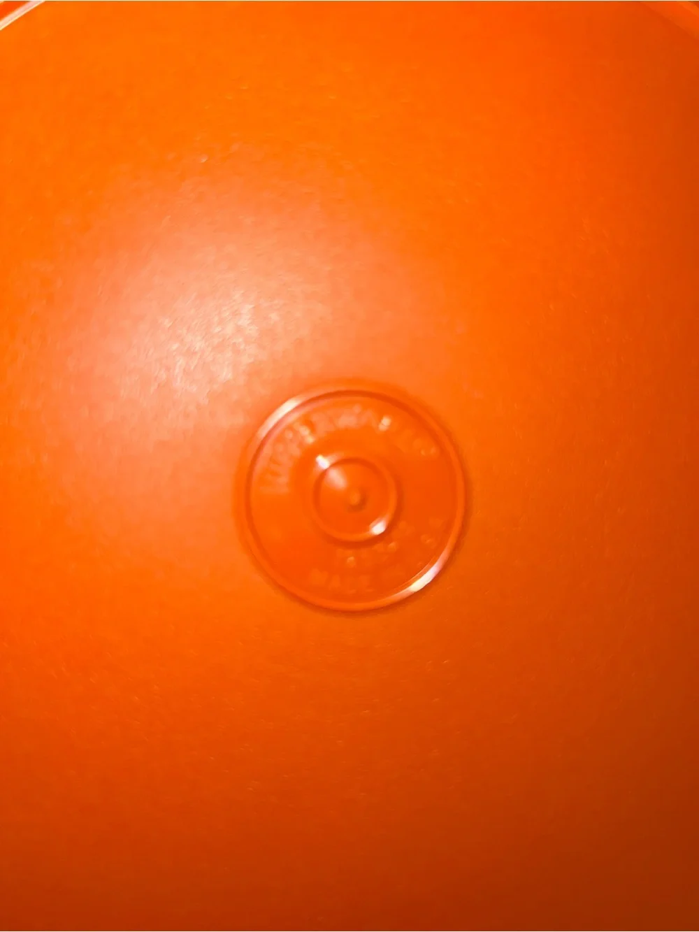 Vintage Tupperware 1337-16 1336-17 Orange Seal N Serve Bowl with Lid